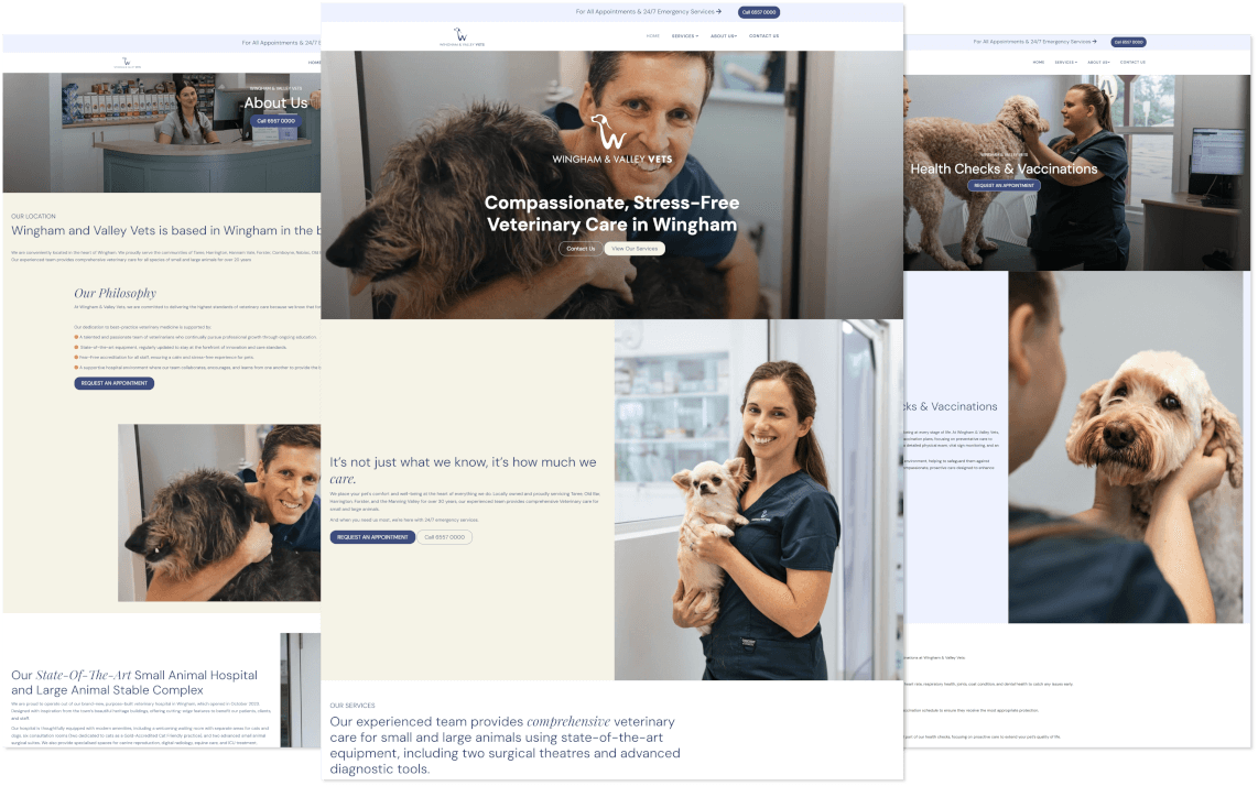 <b>Wingham &amp; Valley Vets Website Refresh : A Case Study</b>
