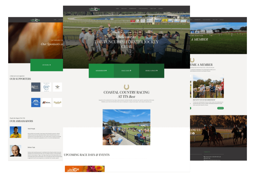 <b>Tuncurry-Forster Jockey Club Website Refresh: A Case Study</b>