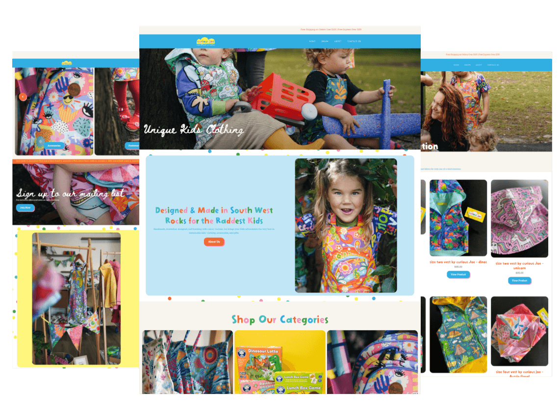 <b>Built for the Raddest Kids: Curious Joe’s Colourful Ecommerce Launch</b>