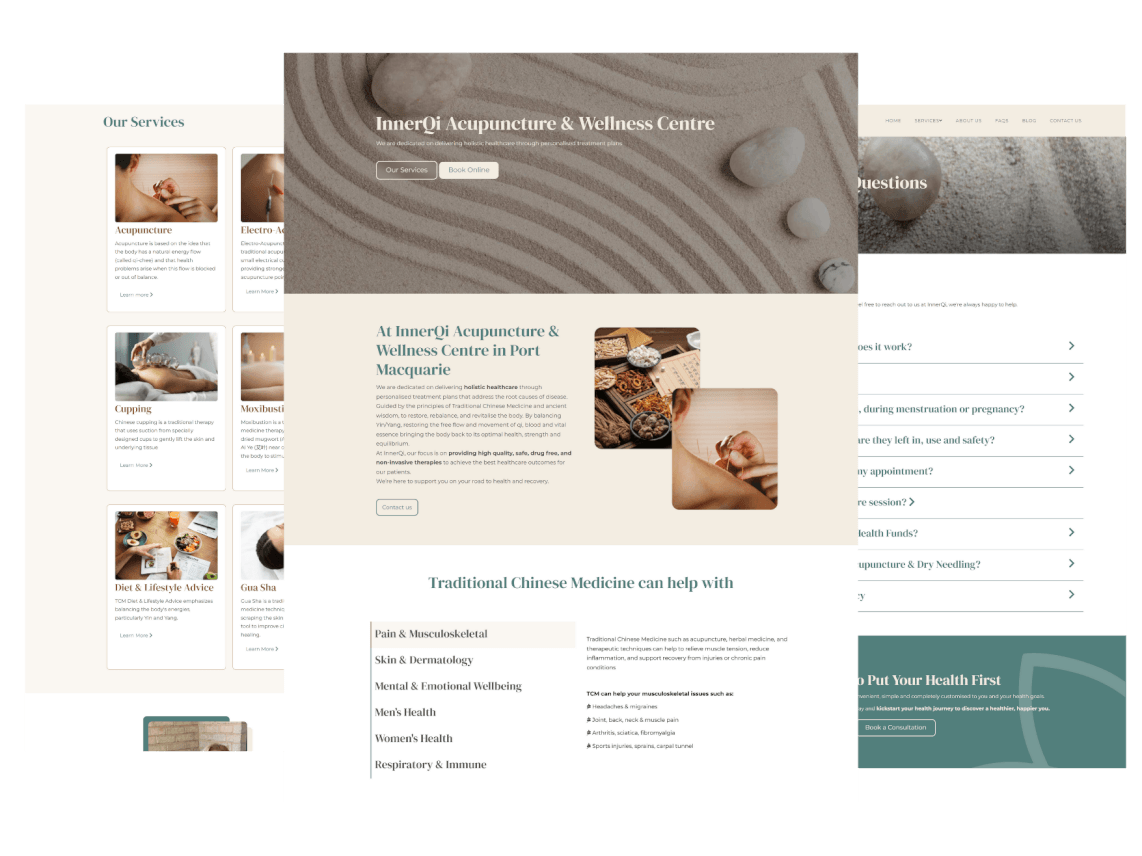 <b>&nbsp;New Website for InnerQi Acupuncture &amp; Wellness Centre : A Case Study</b><div><b><br></b></div>
