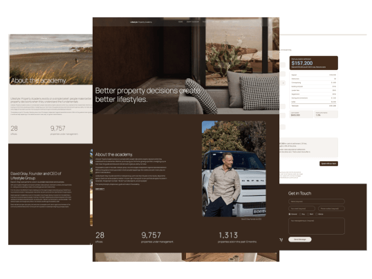 <b>Lifestyle. Property Academy</b>